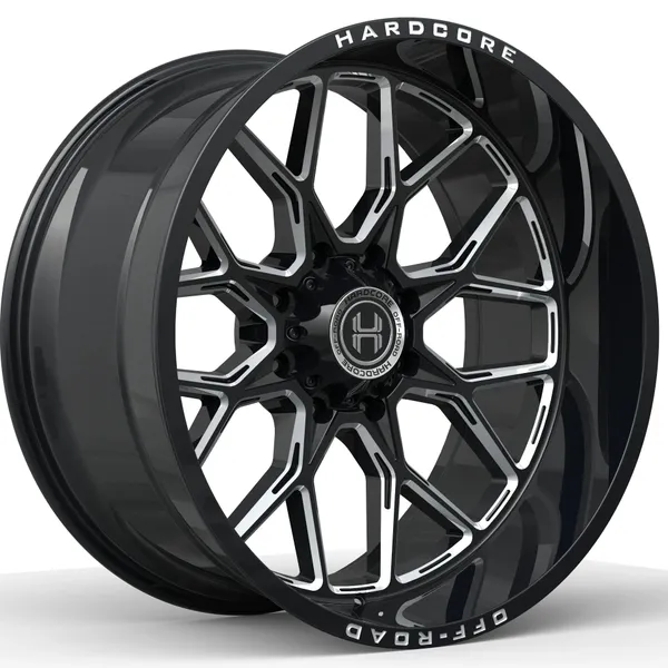 X Gloss Black Milled Wheel Hardcore Offroad Widow Ford F