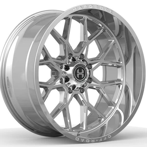 20x10 Chrome Wheel Hardcore Offroad Widow Ford F150 Silverado 1500 Ram