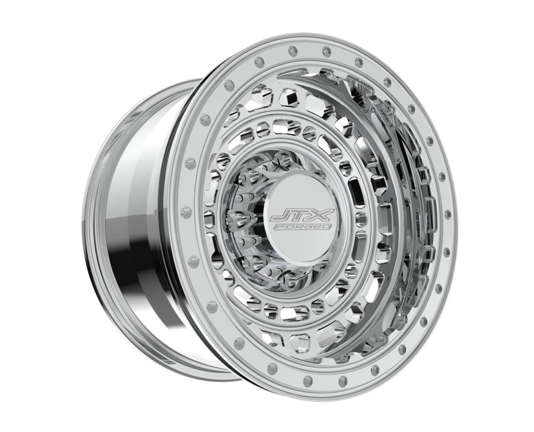 JTX B-206 Beadlock 17x9 -13mm Polished | JTX-BL-17x09L-B206-I30-1