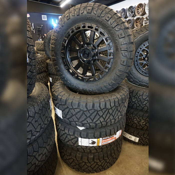 Hostile Wheels Dominator H139 Asphalt 20x9 1mm Offset 8x180 Nitto