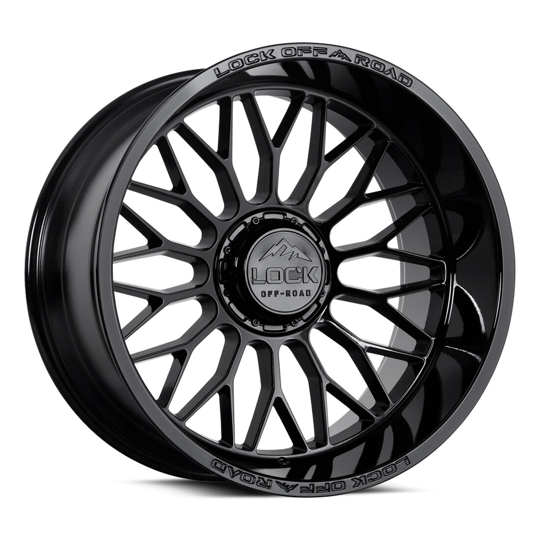 Lock Offroad Rampage Gloss Black | RAMPAGE-2936GB | RimzOne