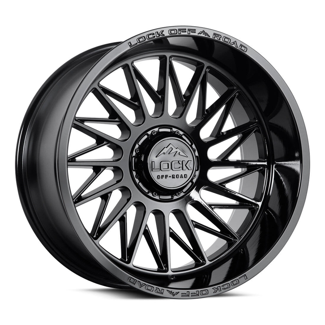 Lock Offroad Assault Gloss Black | ASSAULT-22136GB | RimzOne