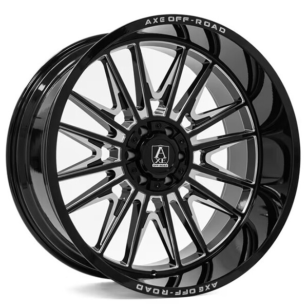 ECHO トライアルホイール　26インチ AXE Offroad Echo Gloss Black Milled | 20108180-19ECHBM | RimzOne