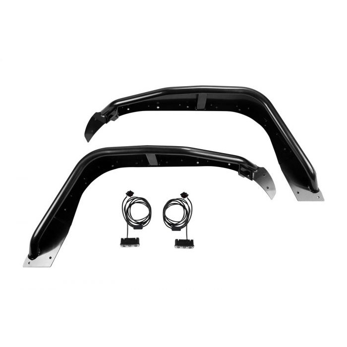 Fabtech | Tube Fenders Fits 18-19 Wrangler (JL)