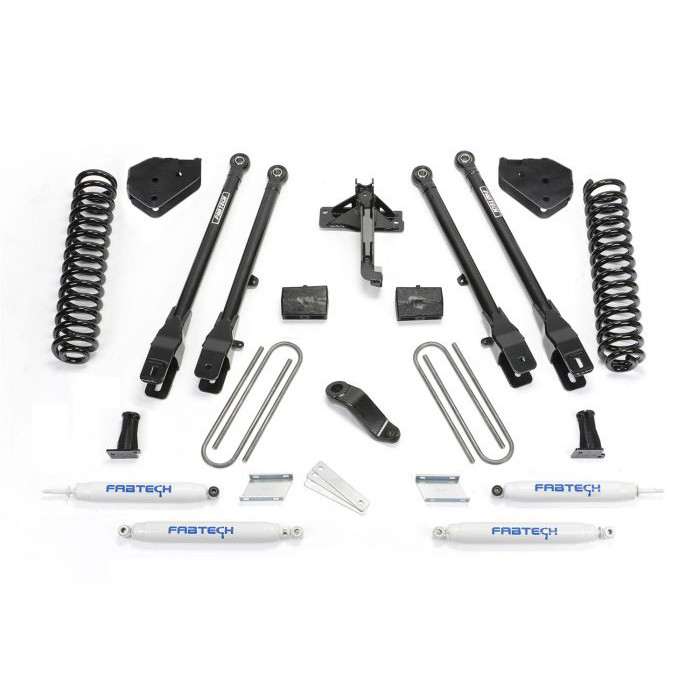 Fabtech | 4 Link Lift System Fits 17-18 | F-450 Super Duty F-550 Super Duty