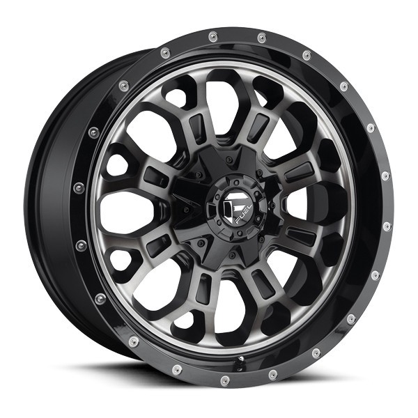 Fuel Offroad Wheels Crush D561 Gloss Black Double Dark Tint 18x9 19mm Offset 6x135,6x139.7 (6x5.5)