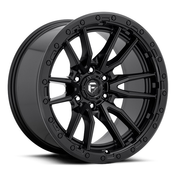 Fuel Offroad Wheels Rebel D679 Matte Black 17x9 1mm Offset 6x120