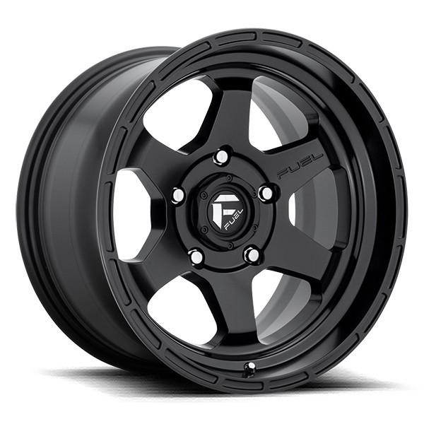Fuel Offroad Wheels Shok D664 Matte Black 17x9 -12mm Offset 6x139.7 (6x5.5)