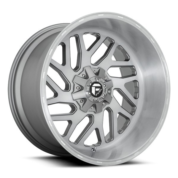 Fuel Offroad Wheels Triton D715 Platinum Brushed Gun Metal Tinted Clear 22x12 -44mm Offset 6x135,6x139.7 (6x5.5)