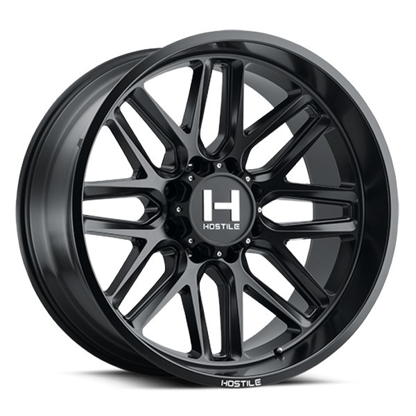 22x10 Hostile Wheels H120 Vulcan Asphalt 8x180 -25mm