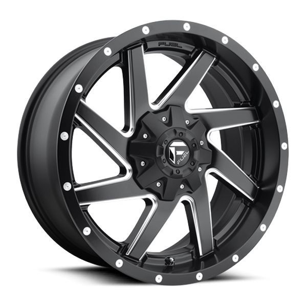 Fuel Offroad Wheels Renegade D594 Matte Black Milled 20x10 -18mm Offset 6x135,6x139.7 (6x5.5)