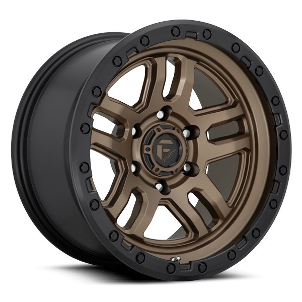 Fuel Offroad Wheels Ammo D702 Matte Bronze Black Bead Ring 17x9 1mm Offset 6x139.7 (6x5.5)