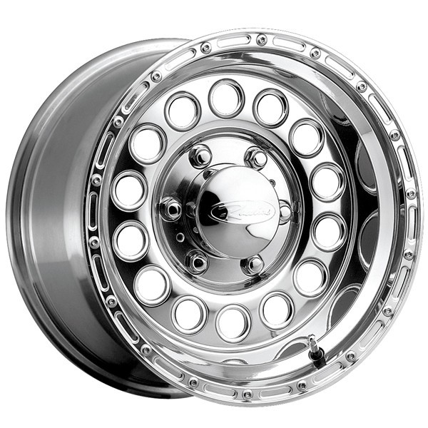 16x8 Raceline Wheels 887 Rockcrusher Polished 8x165.1 (8x6.5) -20mm