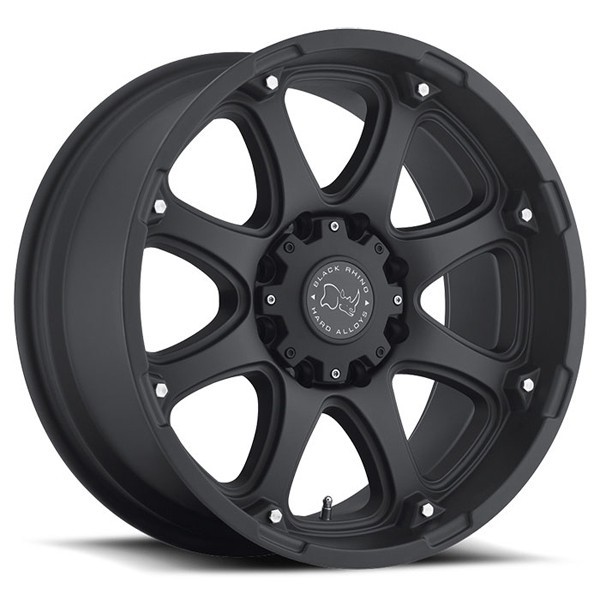 Black Rhino Wheels Glamis Matte Black 20x9 -12mm Offset 6x139.7 (6x5.5)