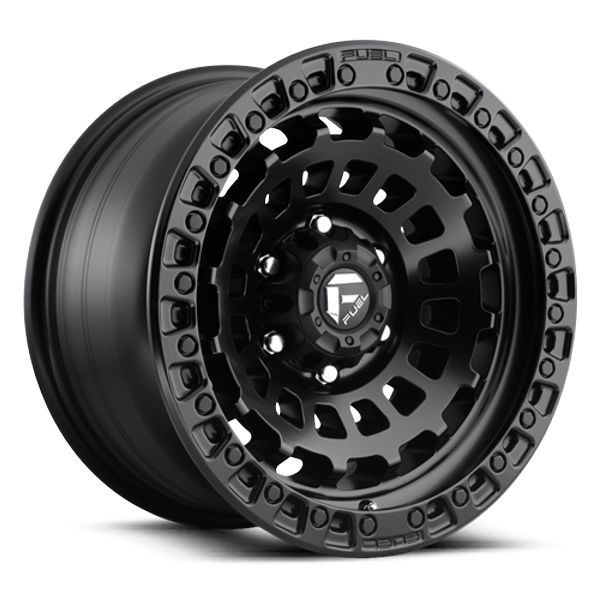 Fuel Offroad Wheels Zephyr D633 Matte Black 17x9 1mm Offset 5x127 (5x5) 2007-2026 Jeep Wrangler / Gladiator