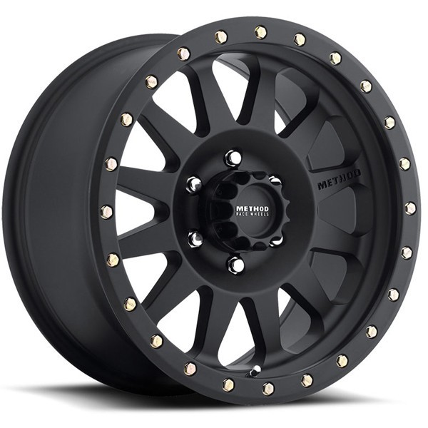 Method Wheels Double Standard MR304 Matte Black 17x8.5 0mm Offset 6x135