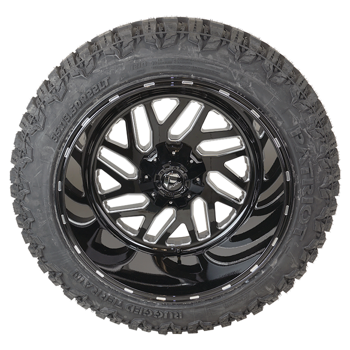 Fuel D581 Triton Gloss Black Milled Patriot R/T