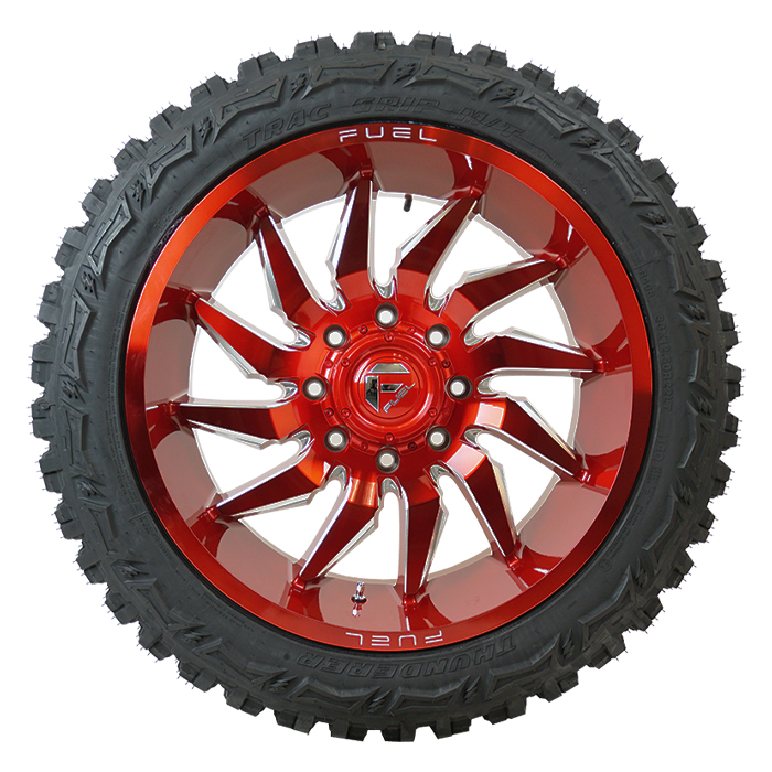 Fuel D745 Saber Red Thunderer M/T