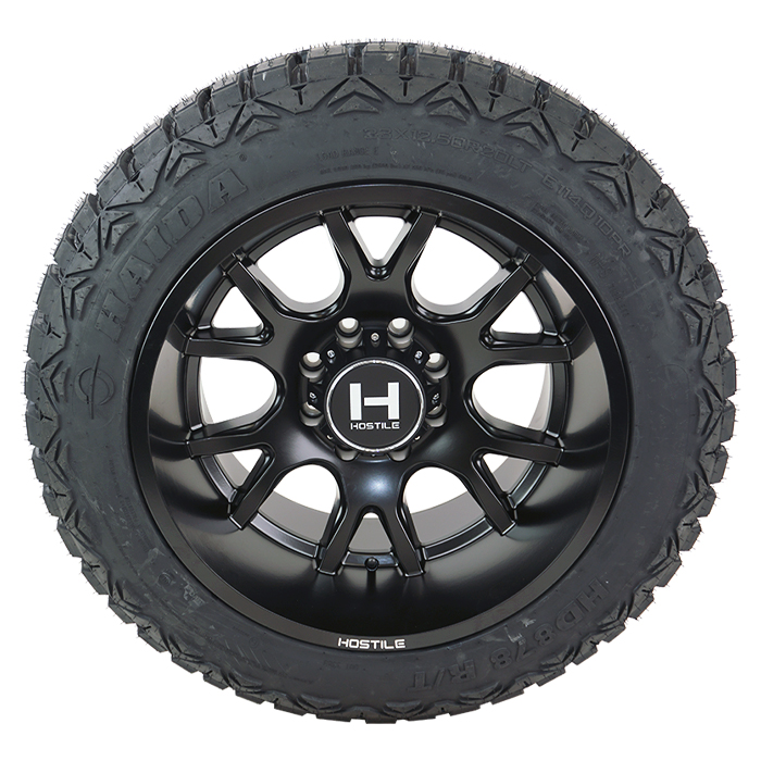 Hostile H113 Rage Satin Black Haida R/T