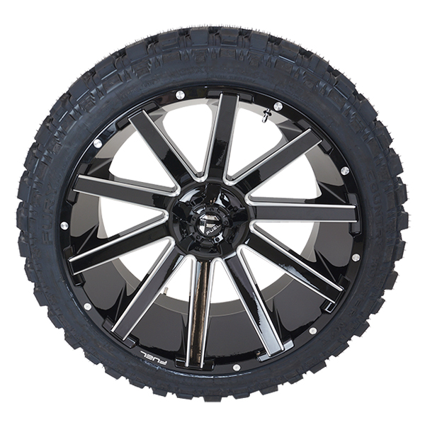 Fuel D615 Contra Gloss Black Milled Fury M/T