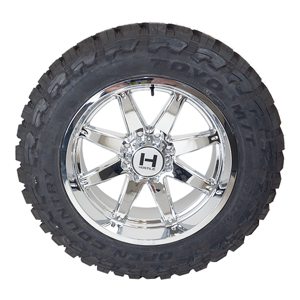Hostile H109 Alpha Chrome Toyo M/T