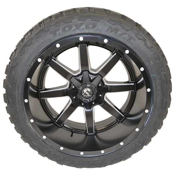 Fuel D538 Maverick Matte Black Milled Toyo MT
