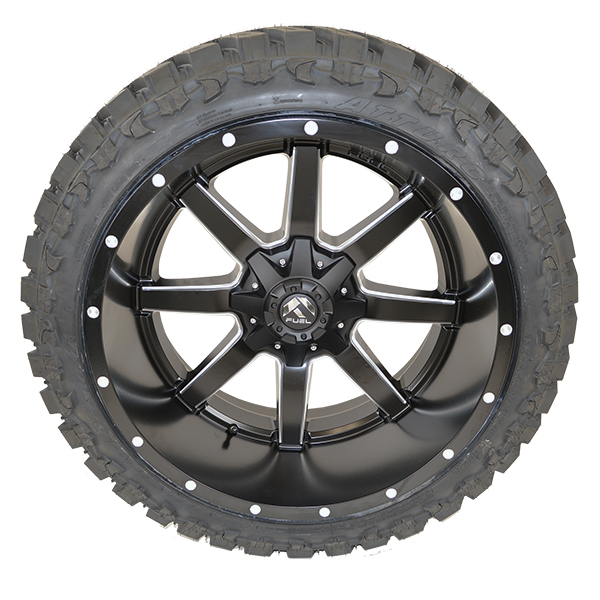 Fuel D538 Maverick Matte Black Milled Atturo M/T