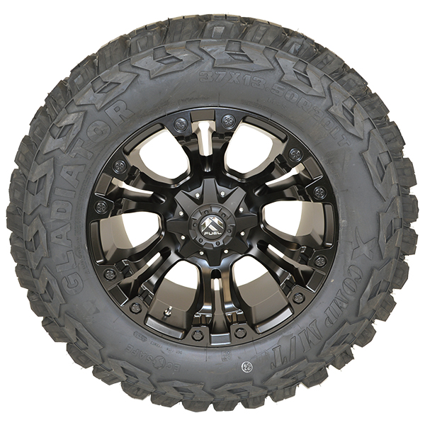 Fuel D560 Vapor Matte Black Gladiator Xcomp MT