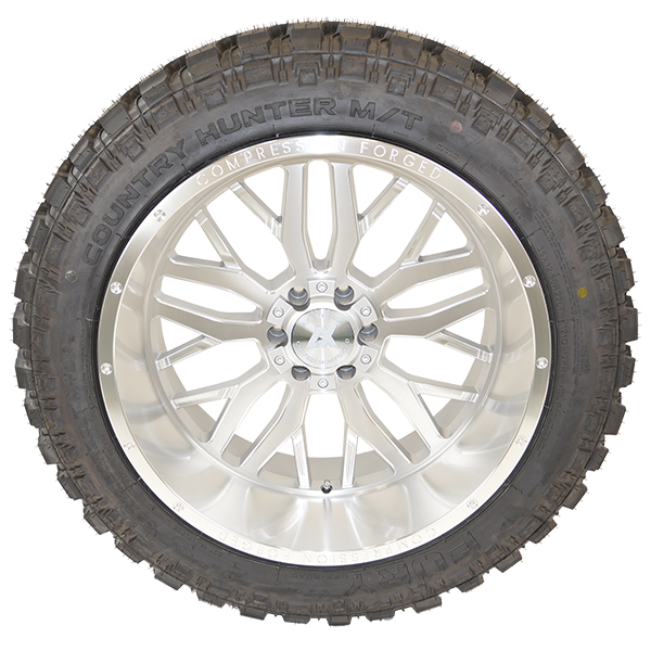 AXE CS 1.1 Silver Brushed Milled Fury Country Hunter M/T