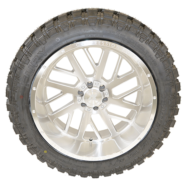 AXE CS 2.1 Silver Brushed Milled Fury Country Hunter M/T