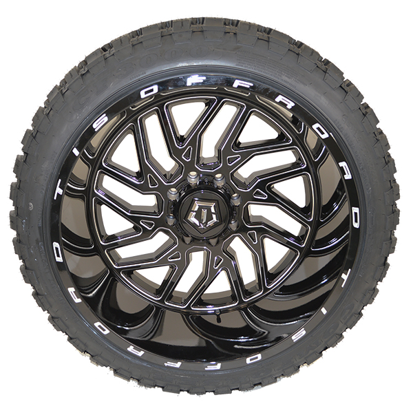 TIS 544BM Gloss Black Milled Comforser MT