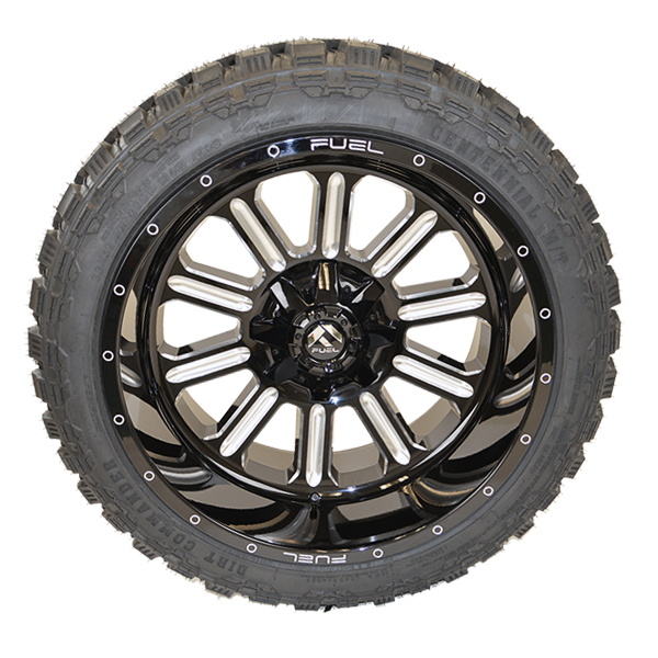 Fuel D620 Hardline Gloss Black Milled Dirt Commander M/T