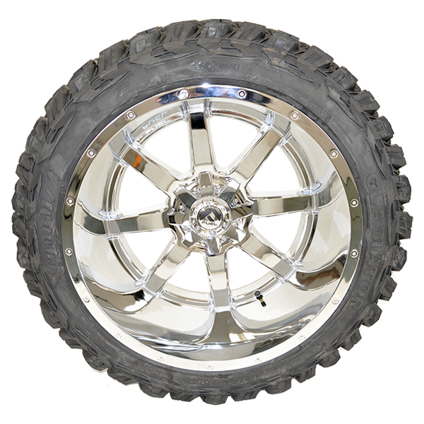 Fuel D536 Maverick Chrome Gladiator Xcomp M/T