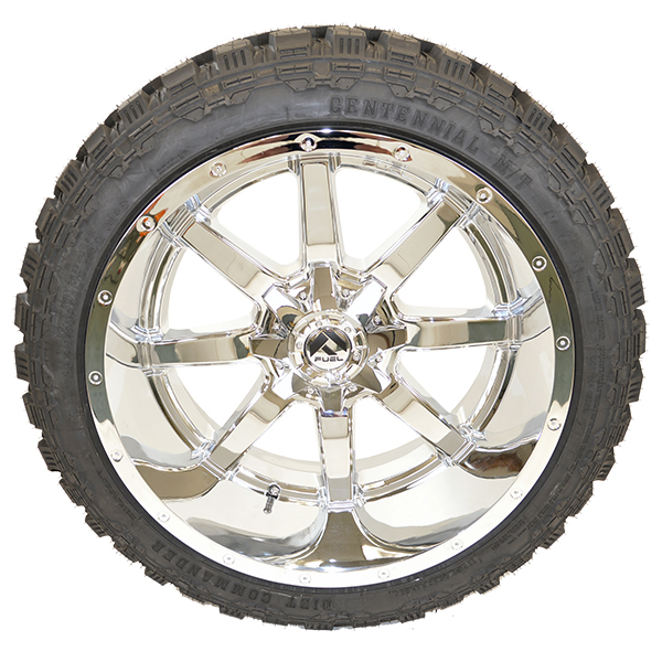 Fuel D536 Maverick Chrome Dirt Commander M/T