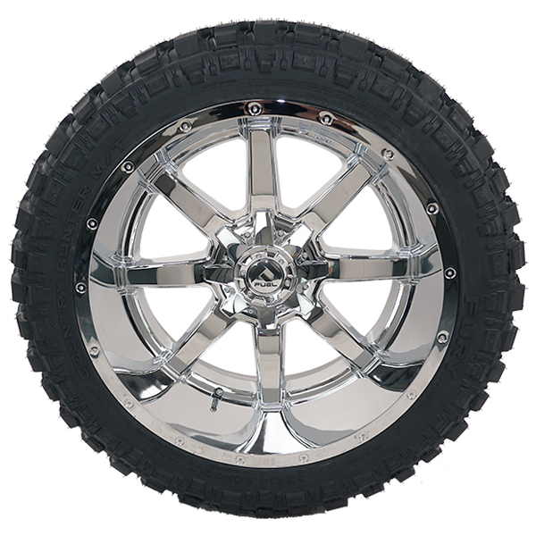 Fuel D536 Maverick Chrome Fury Country Hunter M/T