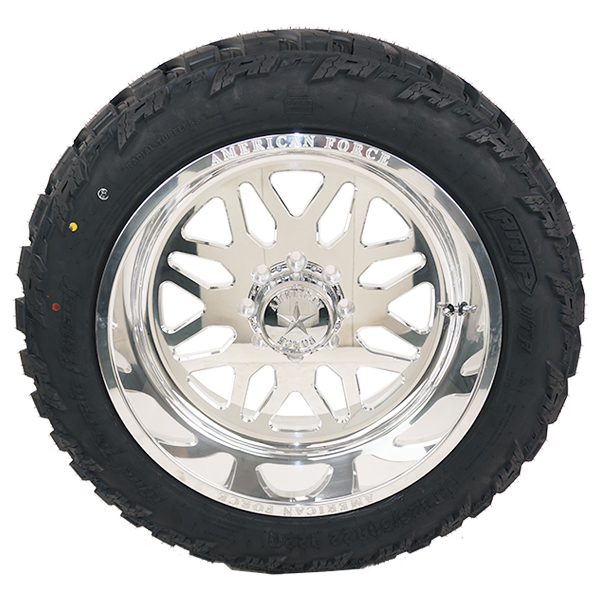 American Force B02 Trax Polished AMP Terrain Attack M/T