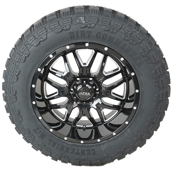 Ultra 203 Hunter Gloss Black Milled Dirt Commander M/T