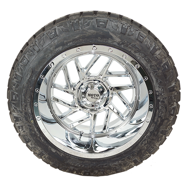 Moto Metal MO985 Breakout Chrome Nitto Ridge Grappler