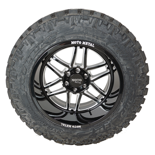Moto Metal MO992 Gloss Black Milled Nitto Trail Grappler