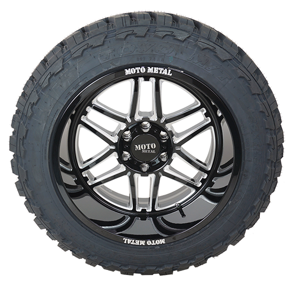Moto Metal MO992 Gloss Black Milled Toyo Open Country M/T