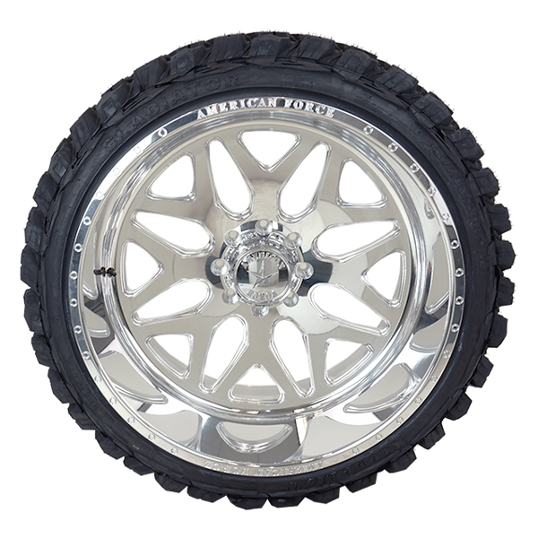 American Force F30 Flux Polished Gladiator Xcomp M/T