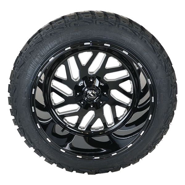 Fuel D581 Triton Gloss Black Milled Kenda Klever M/T