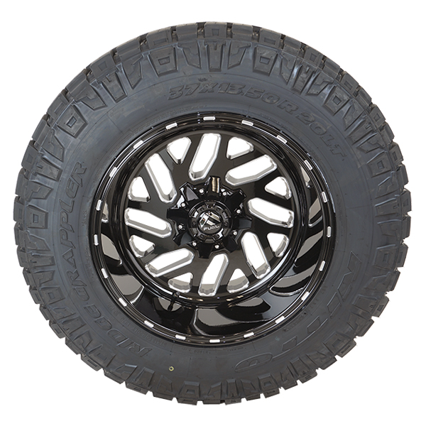 Fuel D581 Triton Gloss Black Milled Nitto Ridge Grappler