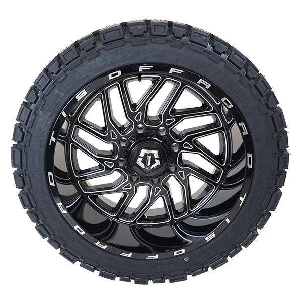 TIS 544BM Gloss Black Milled Kenda Klever R/T