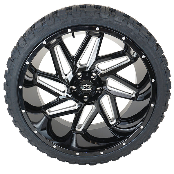 Vision 361 Spyder Gloss Black Milled Comforser M/T