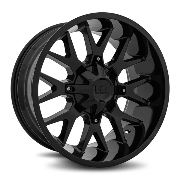 Hardrock Offroad Wheels H700 Gloss Black 22x10 -19mm Offset 8x170