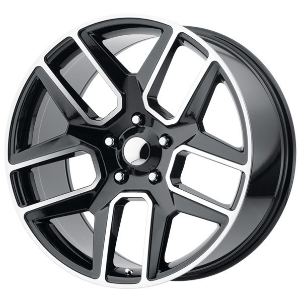 Performance Replicas Wheels PR192 Gloss Black Machined 22x10 25mm Offset 5x139.7 (5x5.5)