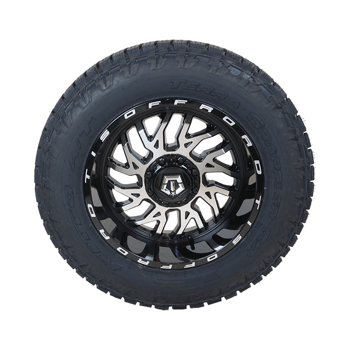 TIS 544MB Gloss Black Machined Nitto Terra Grappler G2