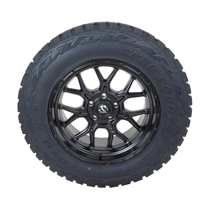 Fuel D670 Tech Matte Black Toyo Open Country R/T