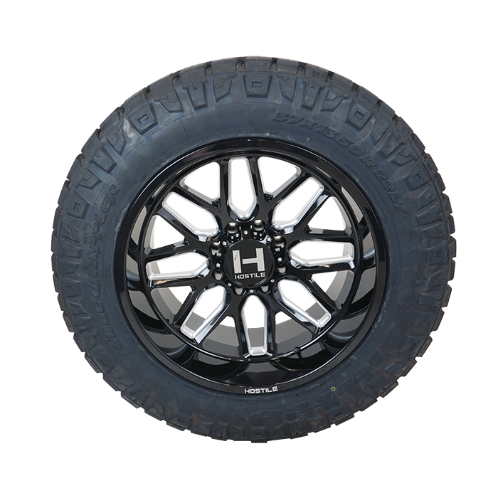 Hostile H120 Vulcan Gloss Black Milled Nitto Ridge Grappler